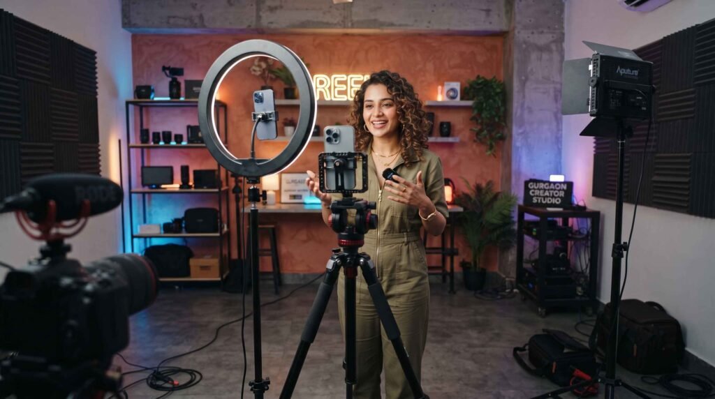 Corporate Video Shoot Studio in Gurgaon Professional Space