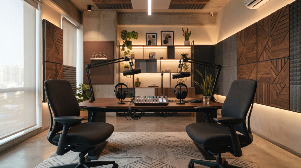 Podcast Studio on Rent in Gurgaon