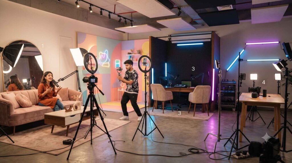 Best Reel Shooting Studio in Gurugram for Content Creators and Influencers