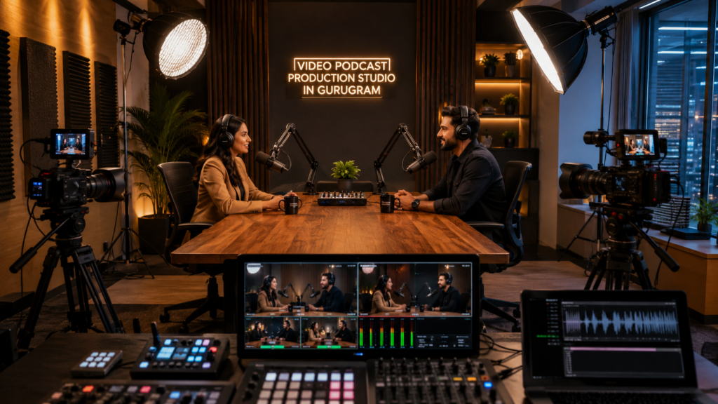 Video Podcast Production Studio in Gurugram