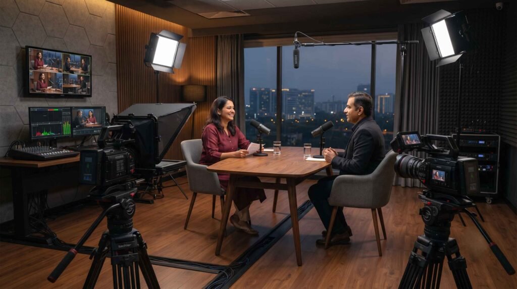 Interview Recording Studio Gurgaon